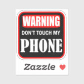 電話をtouchしない シール (シート)