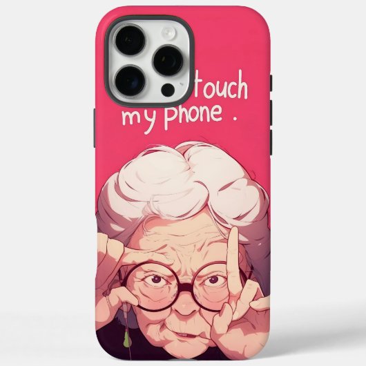 電話をTouchしない Case-Mate iPhoneケース (裏面)
