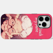 電話をTouchしない Case-Mate iPhoneケース (裏面 (横))