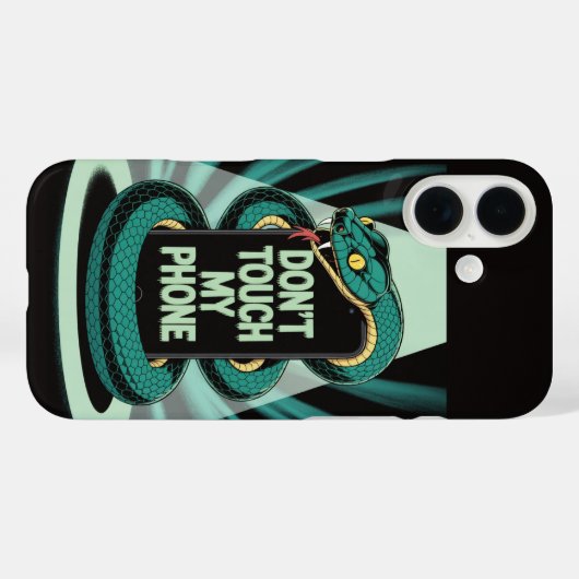 電話をtouchしない Case-Mate iPhoneケース (裏面 (横))