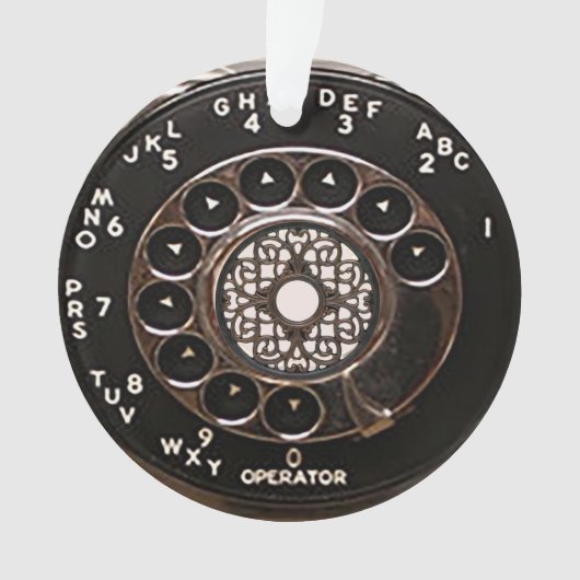 電話アンティークロータリー有料電話の堅牢 オーナメント (正面)