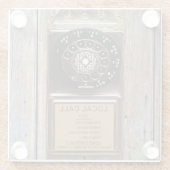 電話アンティークロータリー有料電話の堅牢 ガラスコースター (裏面)