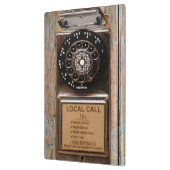 電話アンティークロータリー有料電話の堅牢 クリップボード (左)