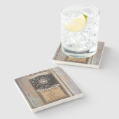 電話アンティークロータリー有料電話の堅牢 ストーンコースター (横)