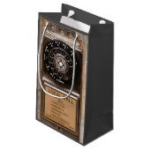 電話アンティークロータリー有料電話の堅牢 スモールペーパーバッグ (裏面アングル)