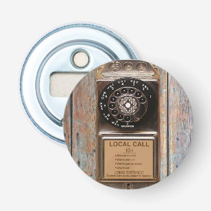 電話アンティークロータリー有料電話の堅牢 栓抜き
