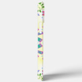 電話イエローユニークフローラ粉末トレンディー Case-Mate iPhoneケース (裏面 / 右)