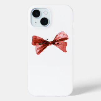 電話エレガントケース – リンダ iPhone 15ケース