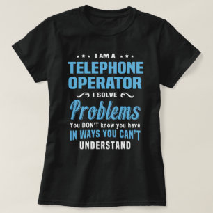 電話オペレータ Tシャツ