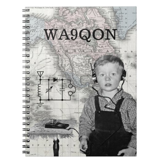 電話カスタマイズ文無線ボーイ ノートブック (正面)