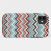 電話カバー-アズテック派のシェブロンのプリント Case-Mate iPhoneケース (裏面(横))