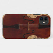 電話カバー-コントラバス-選択を着色して下さい Case-Mate iPhoneケース (裏面(横))