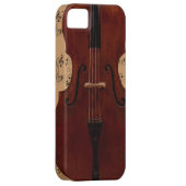 電話カバー-コントラバス-選択を着色して下さい Case-Mate iPhoneケース (裏面/右)