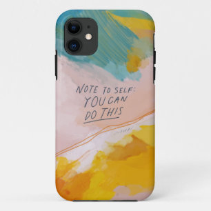 電話カラフルアートやる気を起こさせるケース iPhone 11 ケース