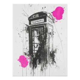 電話キャビン ポスター