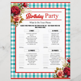 電話クラシックゲームでブルーバースデーパーティー