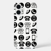 電話グラフィックiPhoneケース Case-Mate iPhoneケース (裏面)