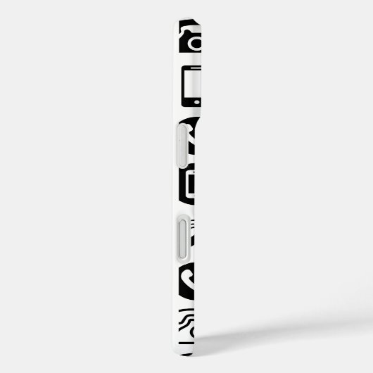 電話グラフィックiPhoneケース Case-Mate iPhoneケース (裏面 / 右)