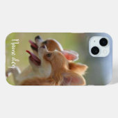 電話ケースのチワワ犬の名前を変更する Case-Mate iPhoneケース (裏面 (横))