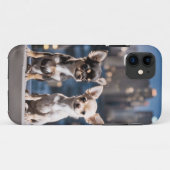 電話ケースのチワワ犬の名前を変更する Case-Mate iPhoneケース (裏面(横))