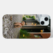 電話ケースのプードル犬の名前を変更する Case-Mate iPhoneケース (裏面 (横))