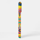 電話ケースの歴史的なモチーフの黄色 iPhoneケース (右側面)