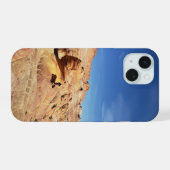 電話ケースの「応答」 iPhone 15ケース (裏面横)