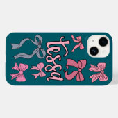 電話ケースをボウ Case-Mate iPhoneケース (裏面 (横))