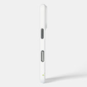 電話ケースイニシャルプラス名&フラワーズデザイン Case-Mate iPhoneケース (裏面 / 右)