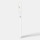 電話ケースイニシャルプラス名&フラワーズデザイン Case-Mate iPhoneケース (裏面 / 左)