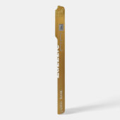 電話ケースビジネス金ゴールドプレミアム iPhoneケース (左側面)