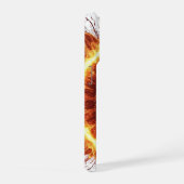 電話ケースライオンキング、炎のライオンケース iPhoneケース (右側面)