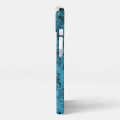 電話ケース「ウッドターコイズ」 iPhone 15ケース (左側面)