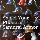 【電話ケース】サムライアート将軍の鎧アートワーク iPhoneケース
