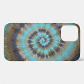 電話ケース – ターコイズ絞り染め旋回 Case-Mate iPhoneケース (裏面 (横))