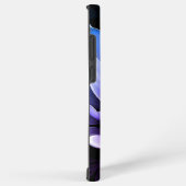 電話ケース：リリー・パープル SAMSUNG GALAXYケース (右側面)