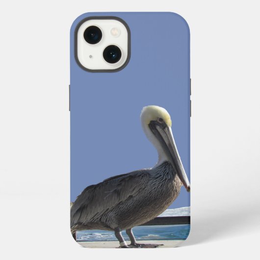 電話ケース – 日光浴ペリカン iPhoneケース (裏面)