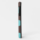 電話ケース:水玉模様(Brown & Blue) Case-Mate iPhoneケース (裏面/左)