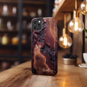 電話ケース、美しいバリ杉の木のデザイン iPhone 13 PROケース