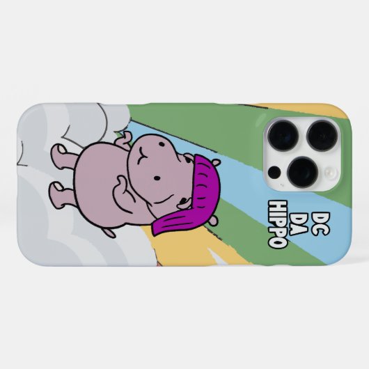 電話ケース – DC Da Hippo iPhoneケース (裏面横)