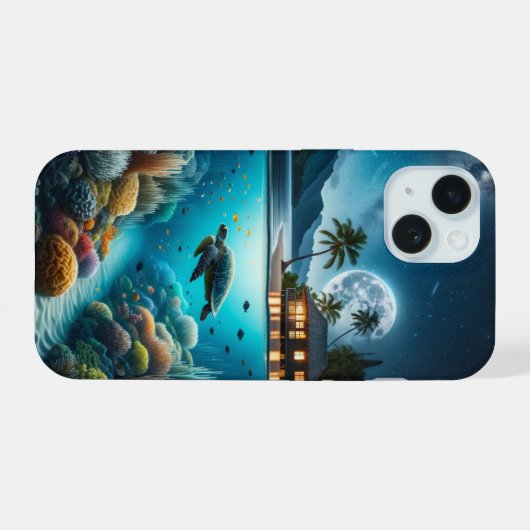 電話ケース iPhone 15ケース (裏面横)