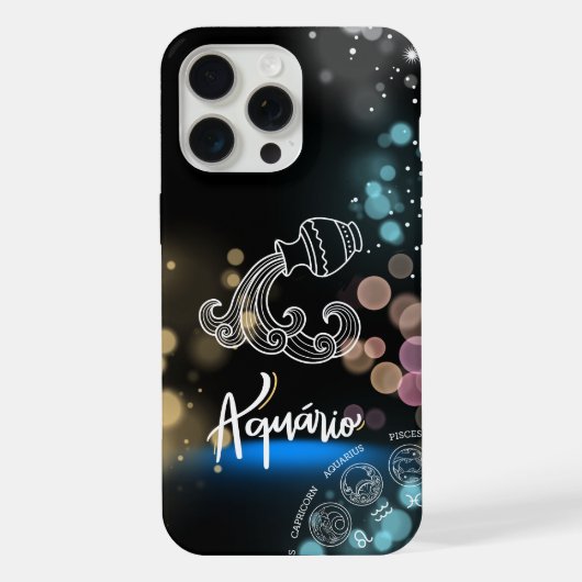 電話ケースAquarius iPhoneケース (裏面)