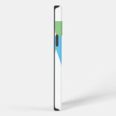 電話ケースMONOGRAM頭文字の名前iPhone編集単語 iPhoneケース (右側面)