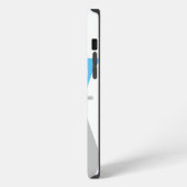 電話ケースMONOGRAM頭文字の名前iPhone編集単語 iPhoneケース (左側面)