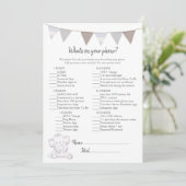 電話ゲームの内容ベビー象カード プログラム (スタンド正面)