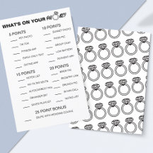 電話ゲームの内容 – ブライダルシャワー活動