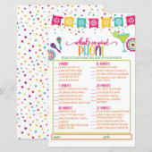 電話ゲームの内容 – Fiesta WH (正面/裏面)