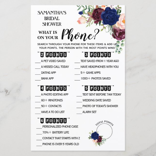 電話シャワー英語ゲームのスペインの内容 (正面)