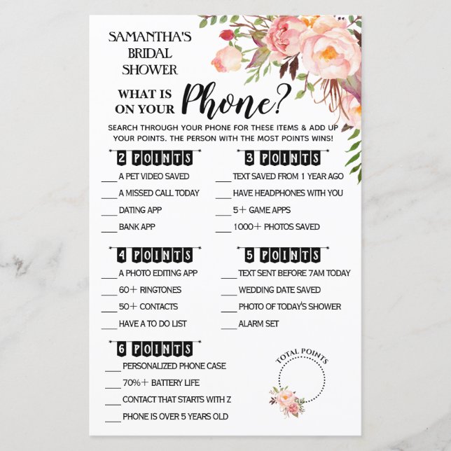 電話シャワー英語ゲームのスペインの内容 (正面)