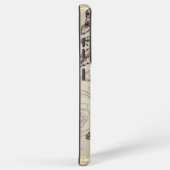 電話スカルのカバー SAMSUNG GALAXYケース (右側面)